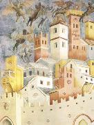 GIOTTO di Bondone The Devils Cast out of Arezzo (mk08) oil